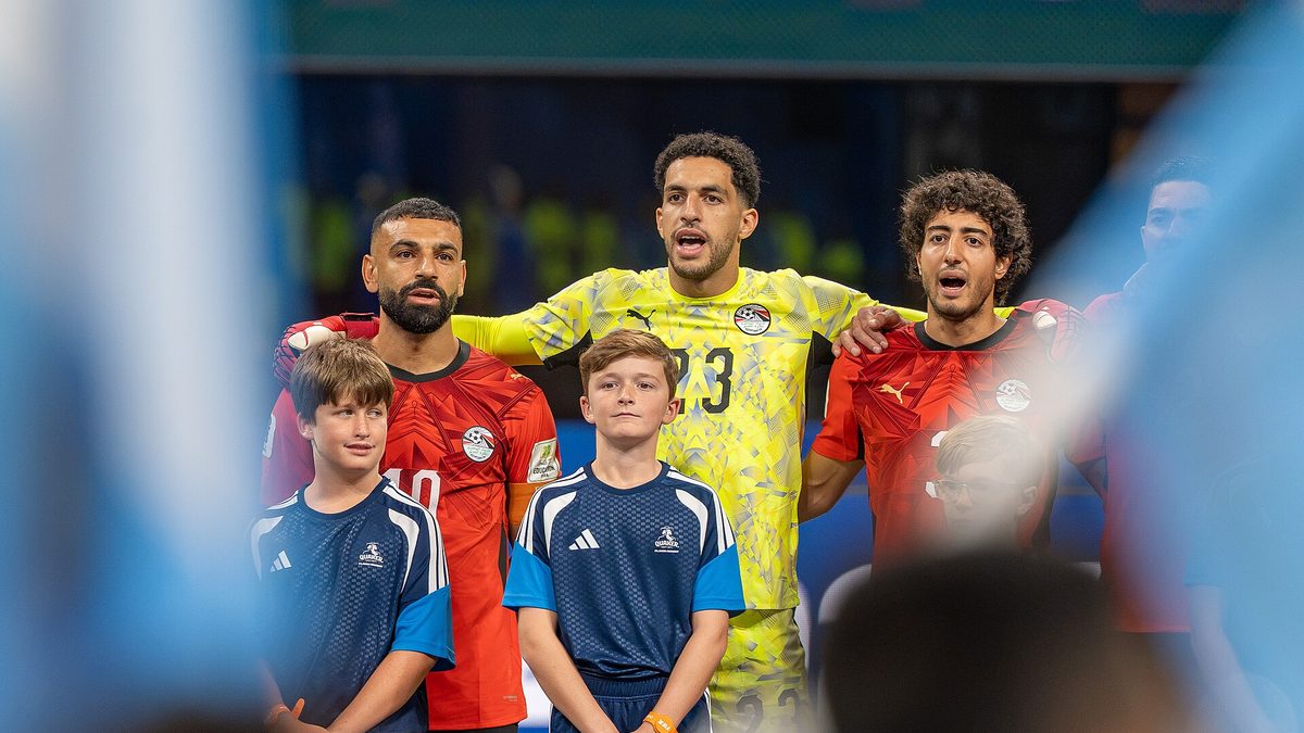 محمد صلاح مع منتخب مصر