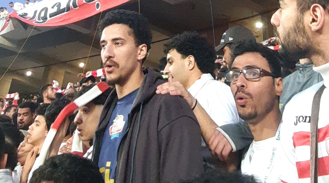 جماهير الزمالك في مدرجات ستاد برج العرب